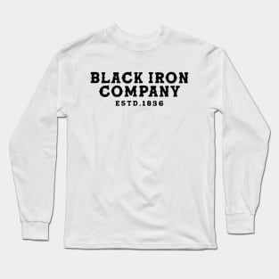 Black Iron Company T-Shirt Long Sleeve T-Shirt